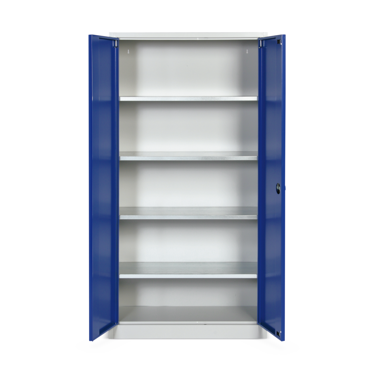 Schrank, Metallschrank, Büroschrank, Regal, Blau
