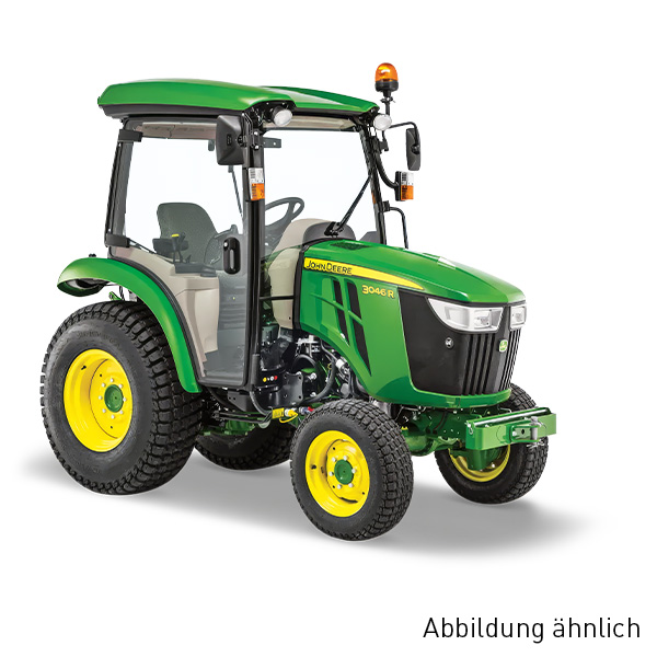 Traktor, grüner Traktor, John Deere, Vorderansicht, Reifen