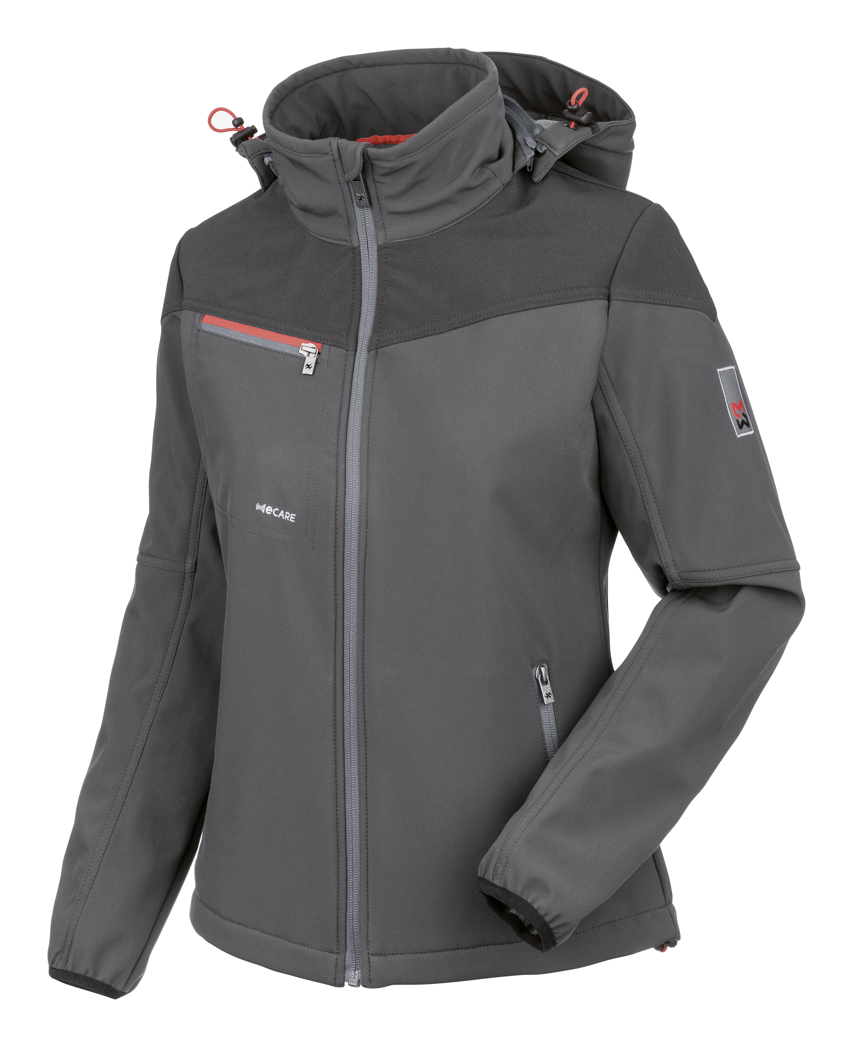 Softshell, Herren, Jacke, Reißverschluss, Kapuze