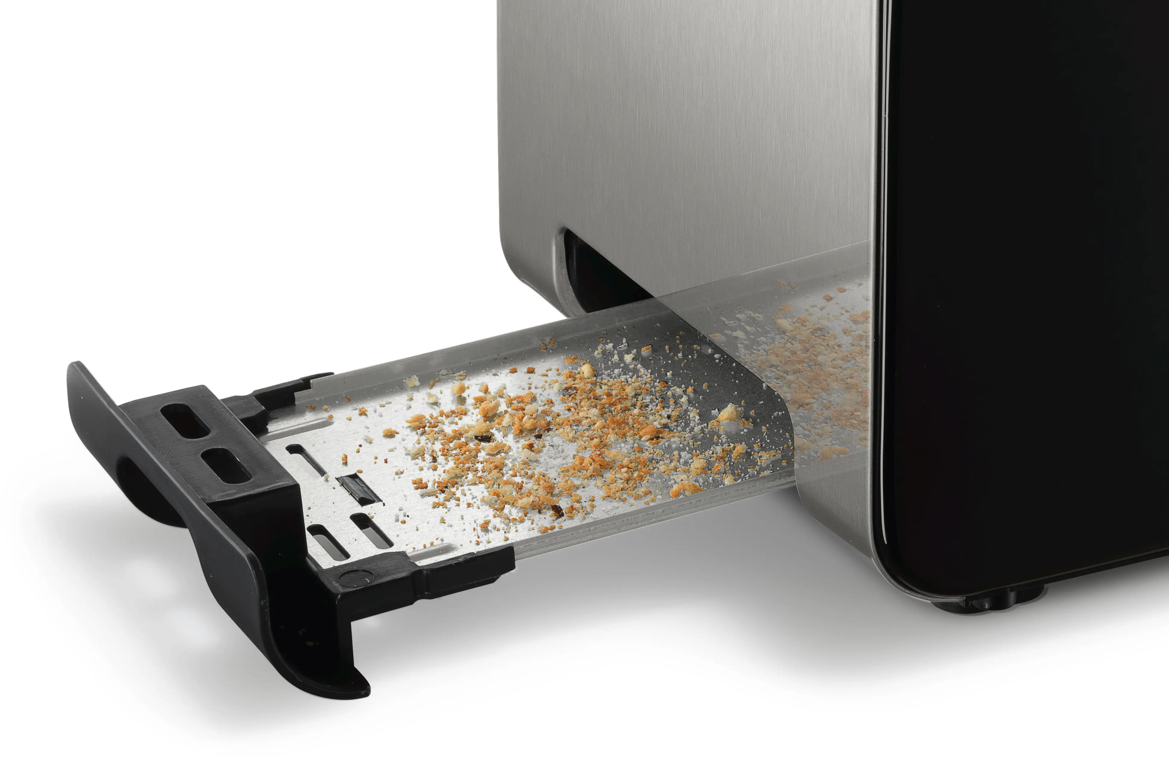 Toaster, Brotkrümel, Krumenblech, Edelstahl, Automatischer Auswurf