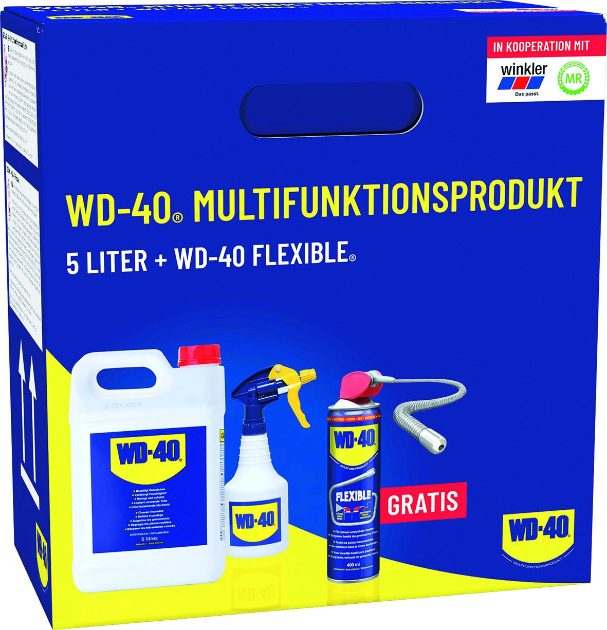 WD-40 Multifunktionsprodukt 5 Liter+ WD-40 flexible