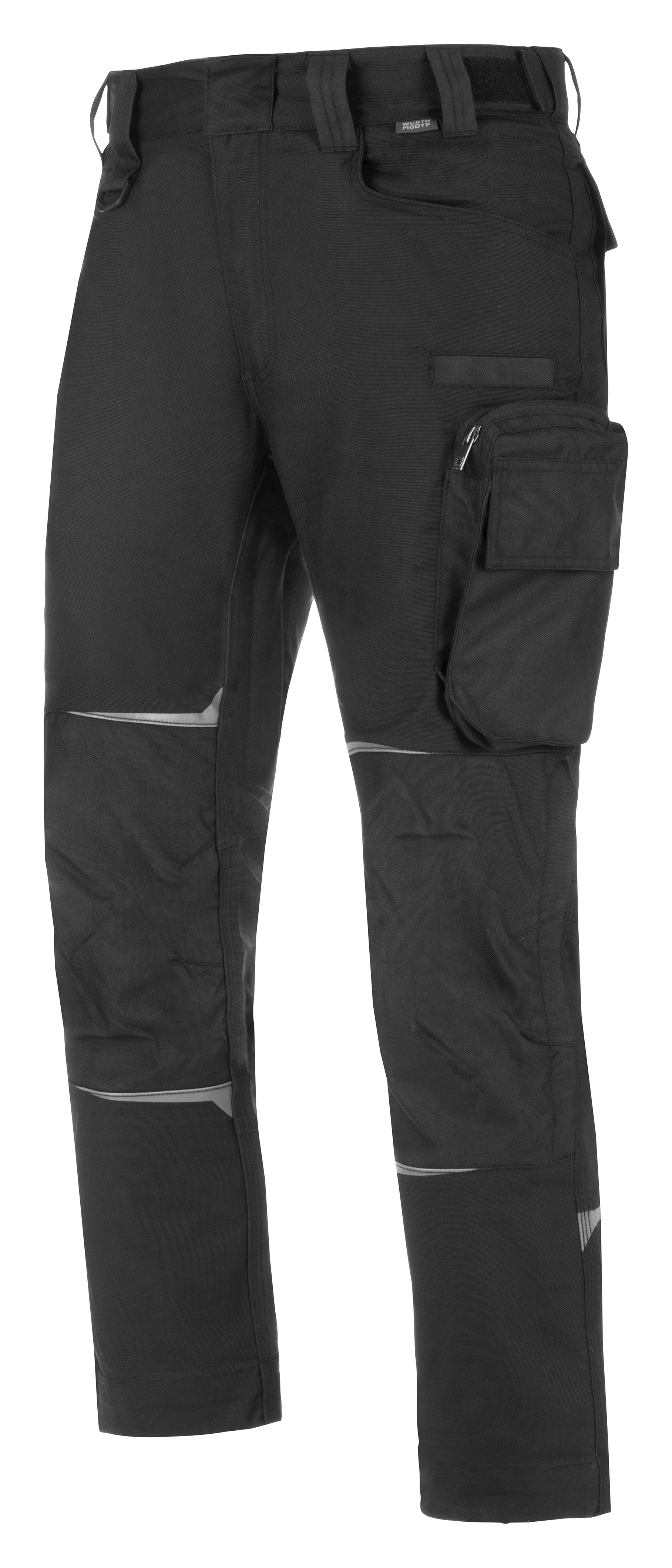 enge Hose, Arbeitsjeans, Utility-Hose, cargo pocket, Schwarz