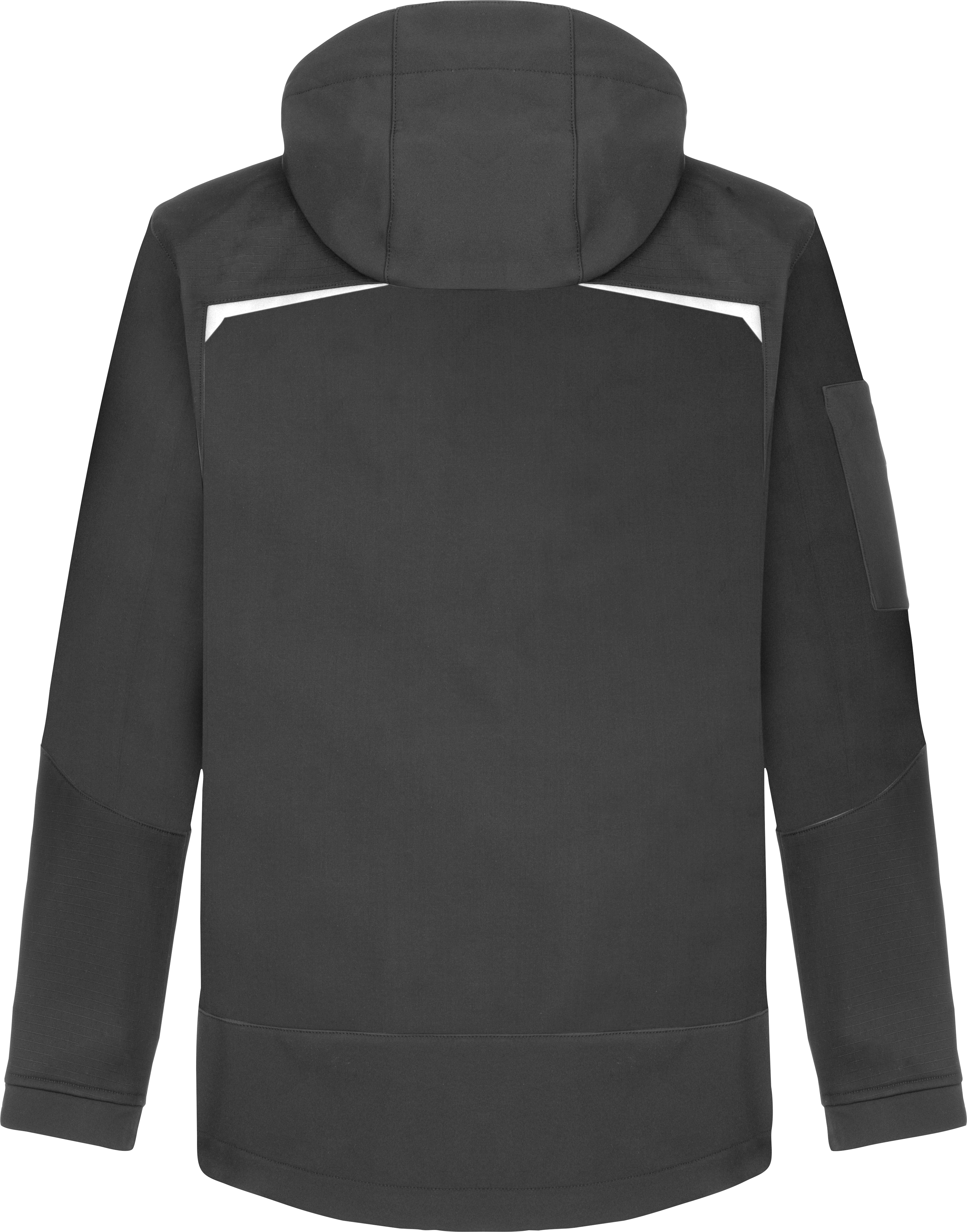 Hoodie, Dunkelgrau, Hals/Kapuze, Langarm, Armtasche