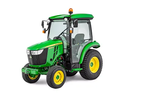 Traktor, grün, John Deere, Allrad, Kabinenschutz