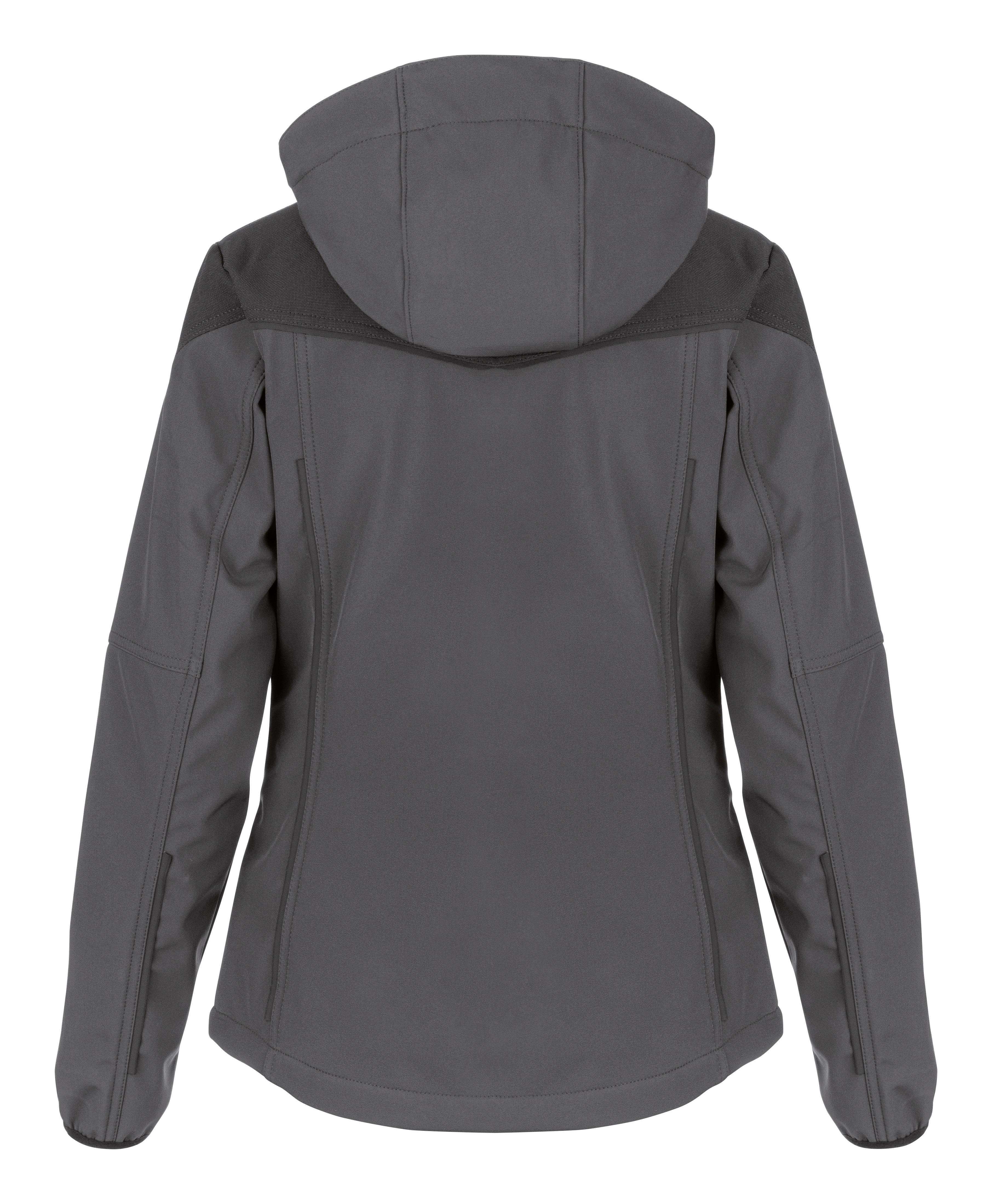 jacke, hoodie, grau, softshell, kapuze