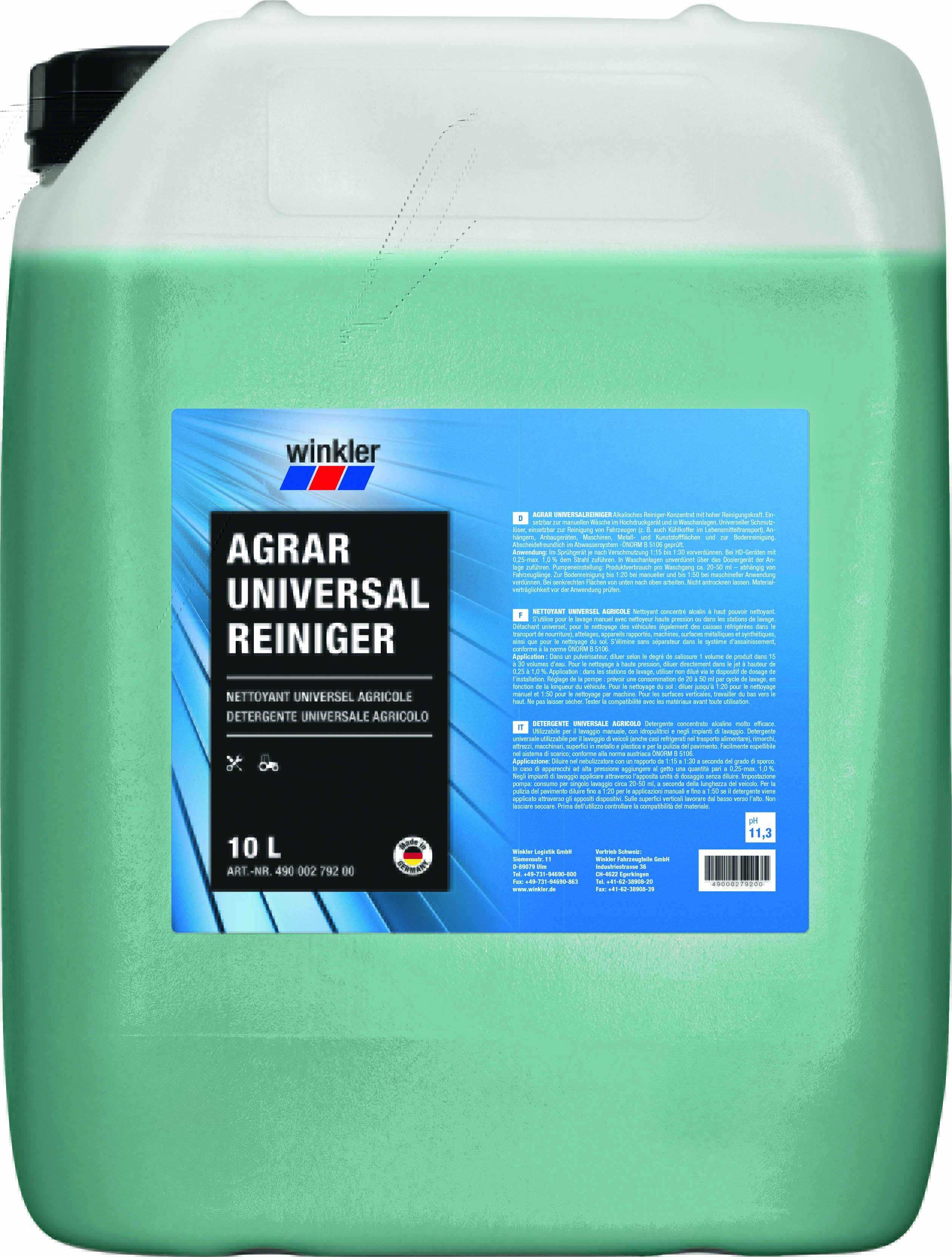 Allzweckreiniger, Agrarreiniger, 10 L, Flüssig, grün