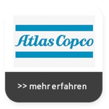 logo, atlas copco, markenlogo, blau streifen, rechteck