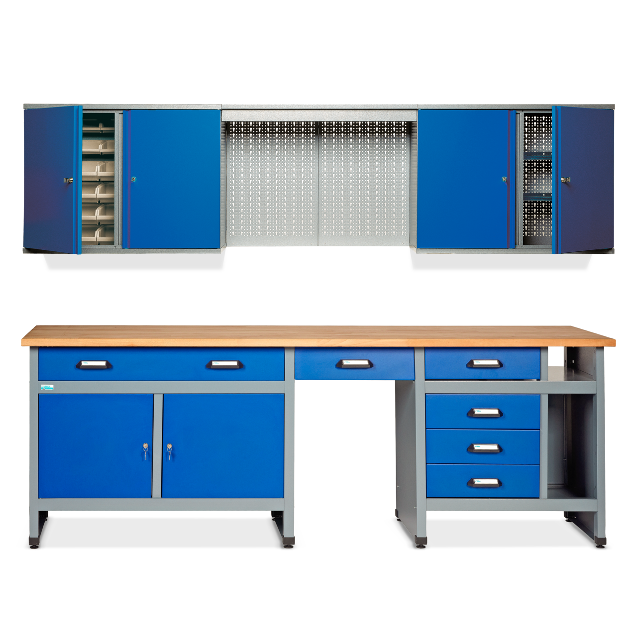 werkbank, schrank, werkbänke, werkzeugaufbewahrung, stahl